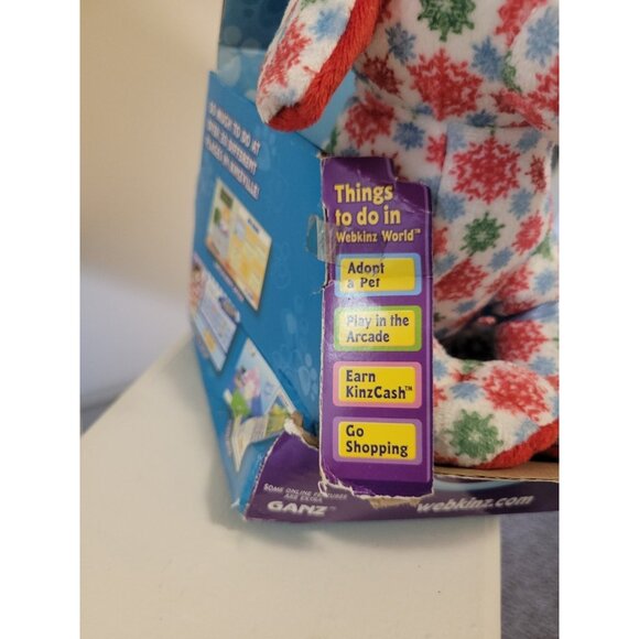 Webkinz Snowflake Pup With Code Unused New Damaged Box - Picture 4 of 6